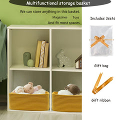 COMFY-HOMI space-max rectangular basket fits more items on shelves.