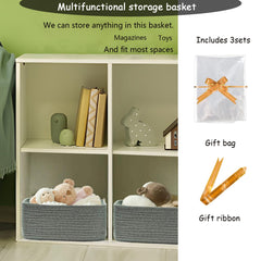 COMFY-HOMI space-max rectangular design basket green boosts shelf storage