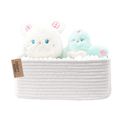 COMFY-HOMI storage basket rectangle shape for space-saving toy storage.