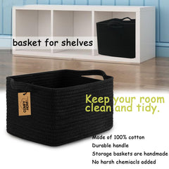 COMFY-HOMI storage basket on wardrobe demonstrates versatile organization for clothes and towels.
