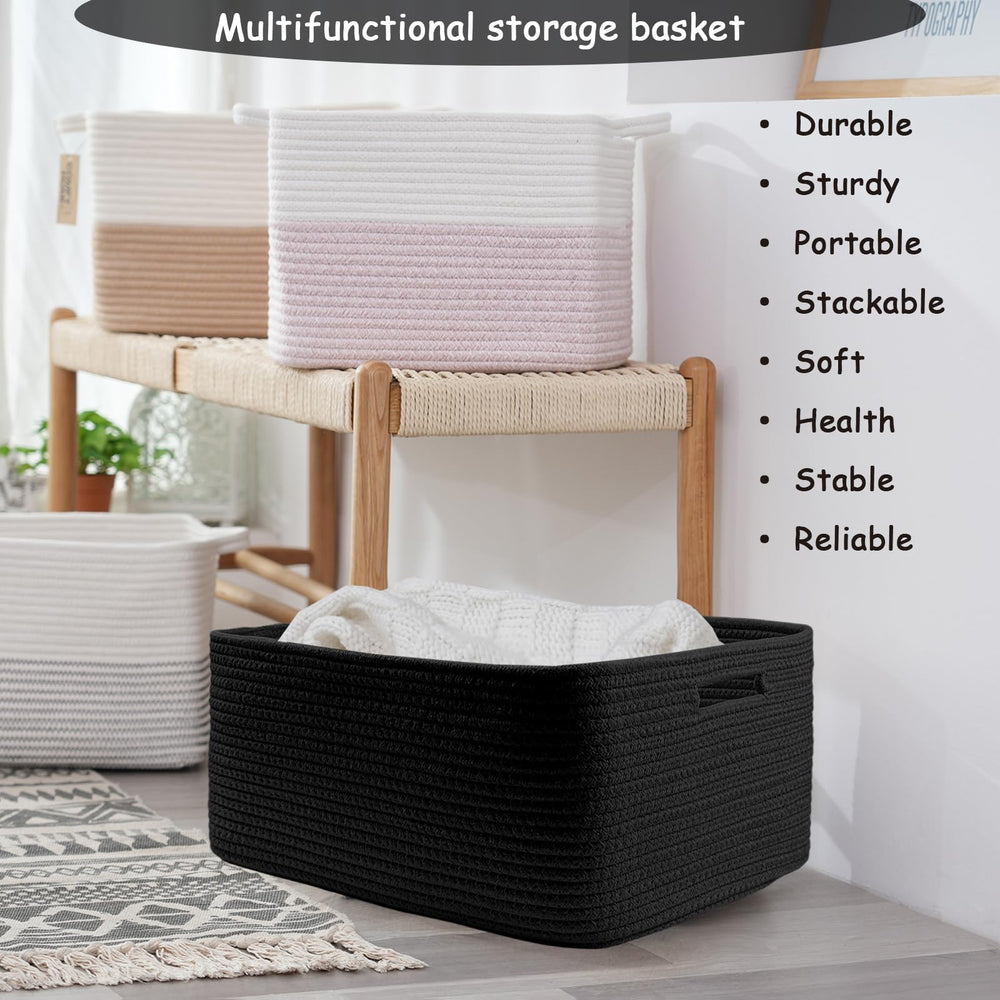 COMFY-HOMI toy bin organizer adds chic decor while reducing clutter.