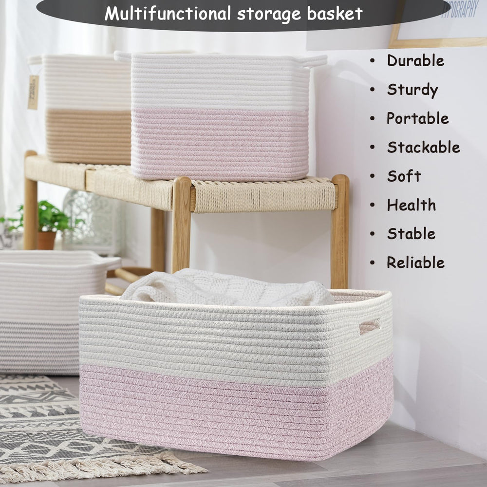 COMFY-HOMI toy-storage basket keeps toys accessible and rooms tidier
