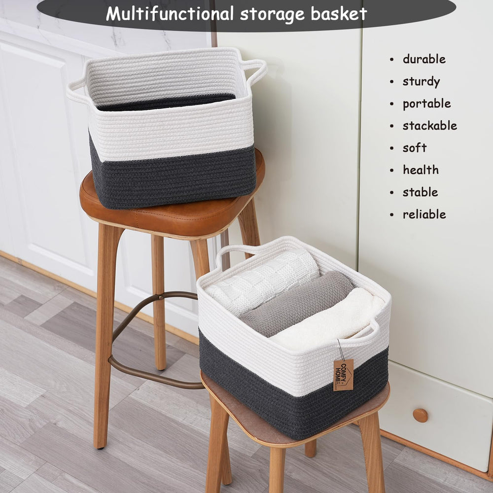 COMFY-HOMI toy storage basket soft and safe for kids