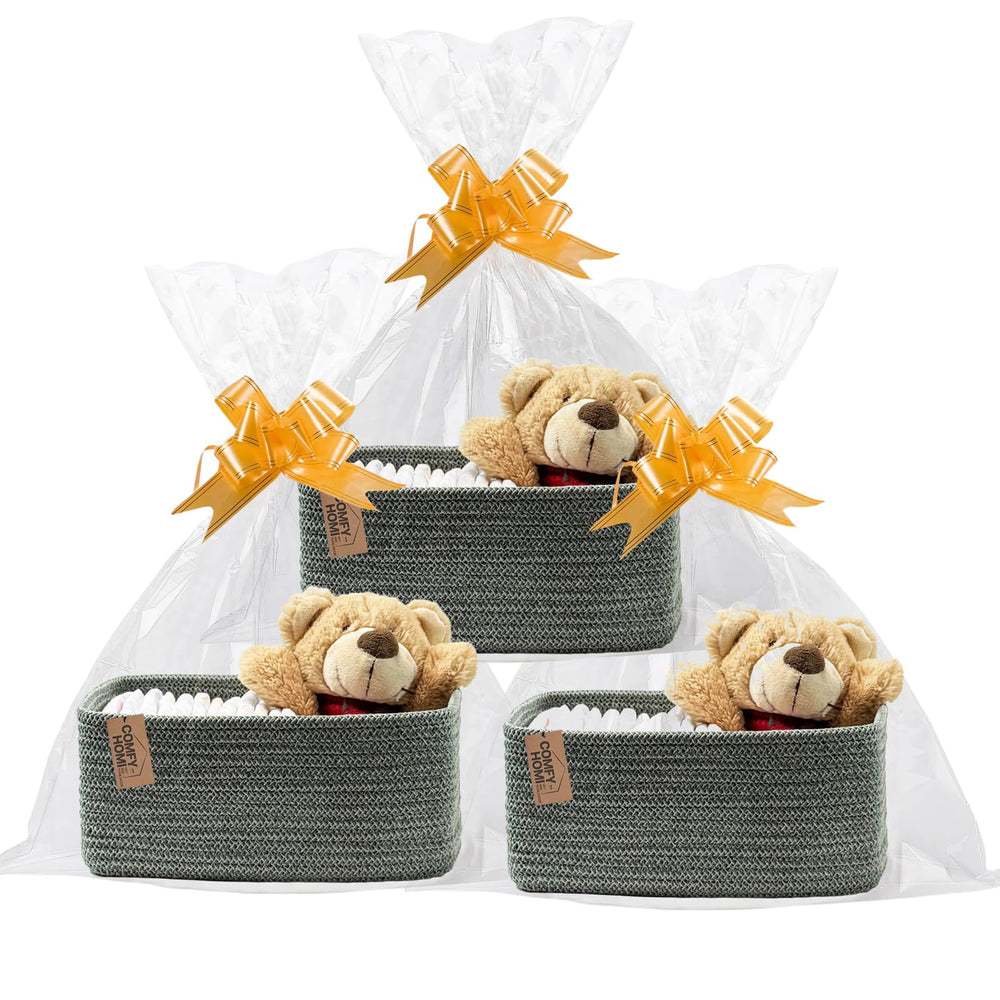 COMFY-HOMI toy storage basket protecting items while keeping play space neat.