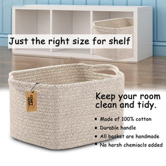 COMFY-HOMI woven-basket-toy-storage demonstrates versatile clutter solution in living rooms.