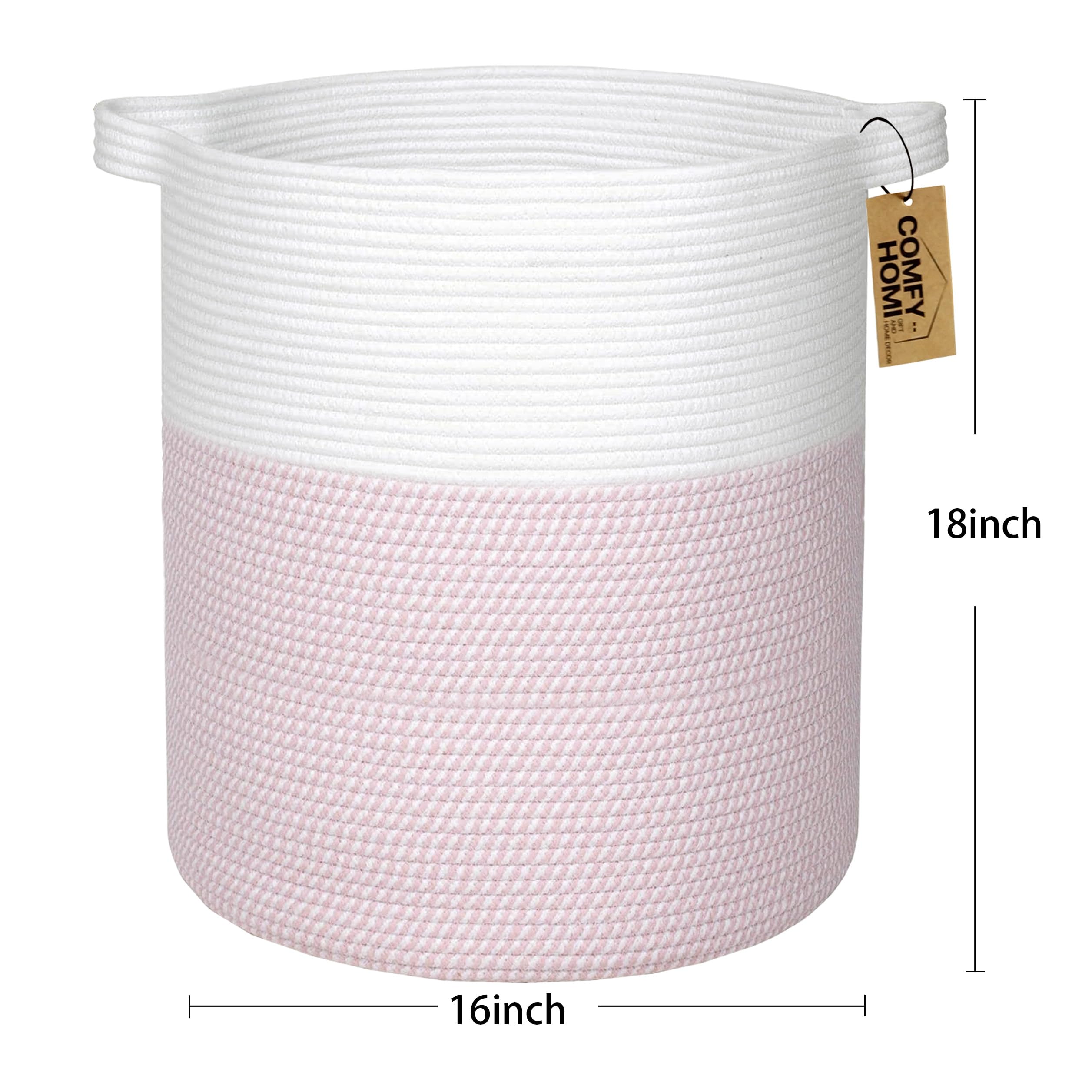 COMFY-HOMI basket folded for shipping with shape-restoration tips