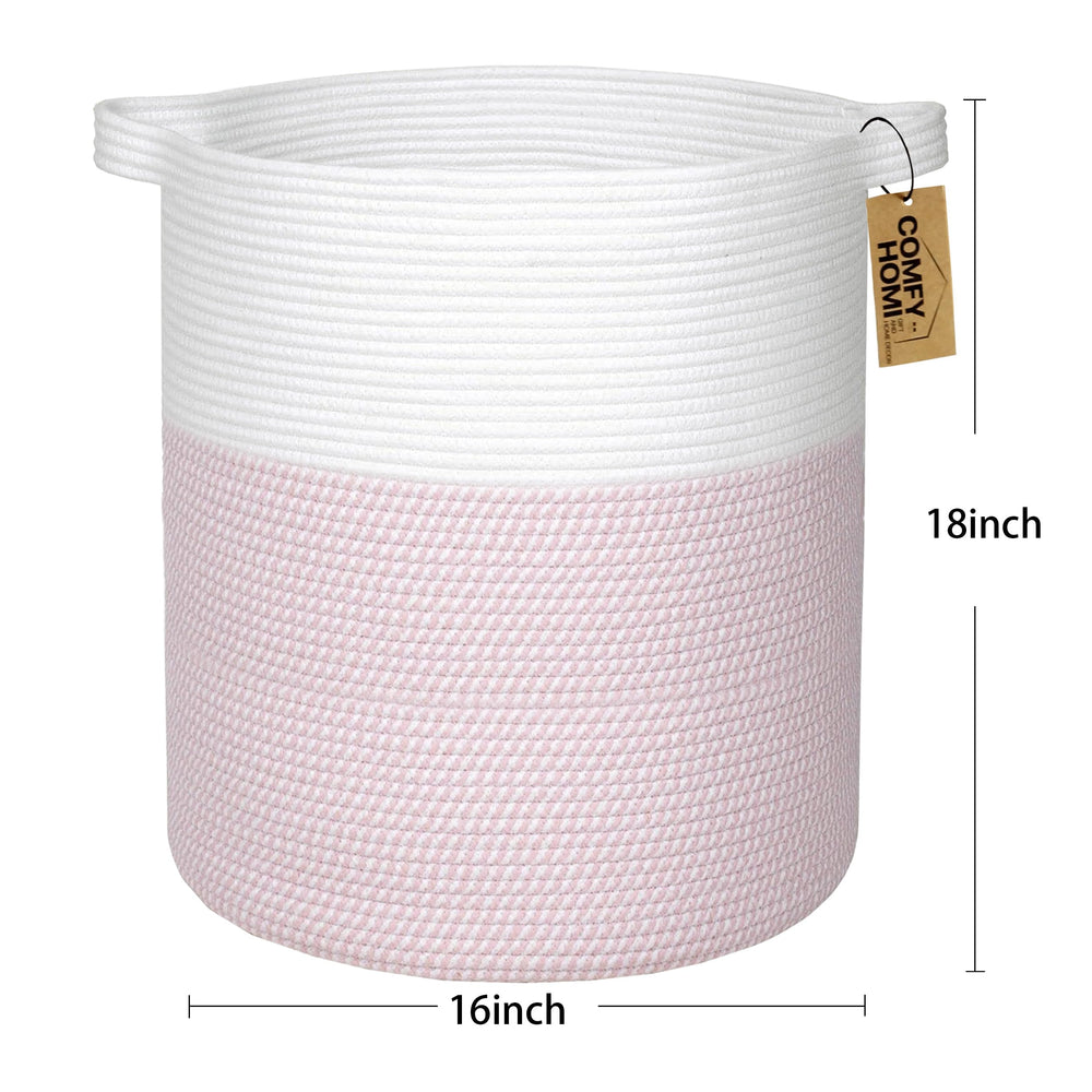 COMFY-HOMI basket folded for shipping with shape-restoration tips