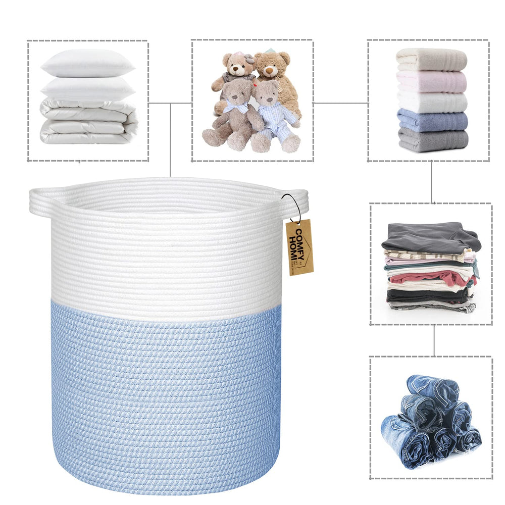 COMFY-HOMI XXL basket in nursery for blankets and toys