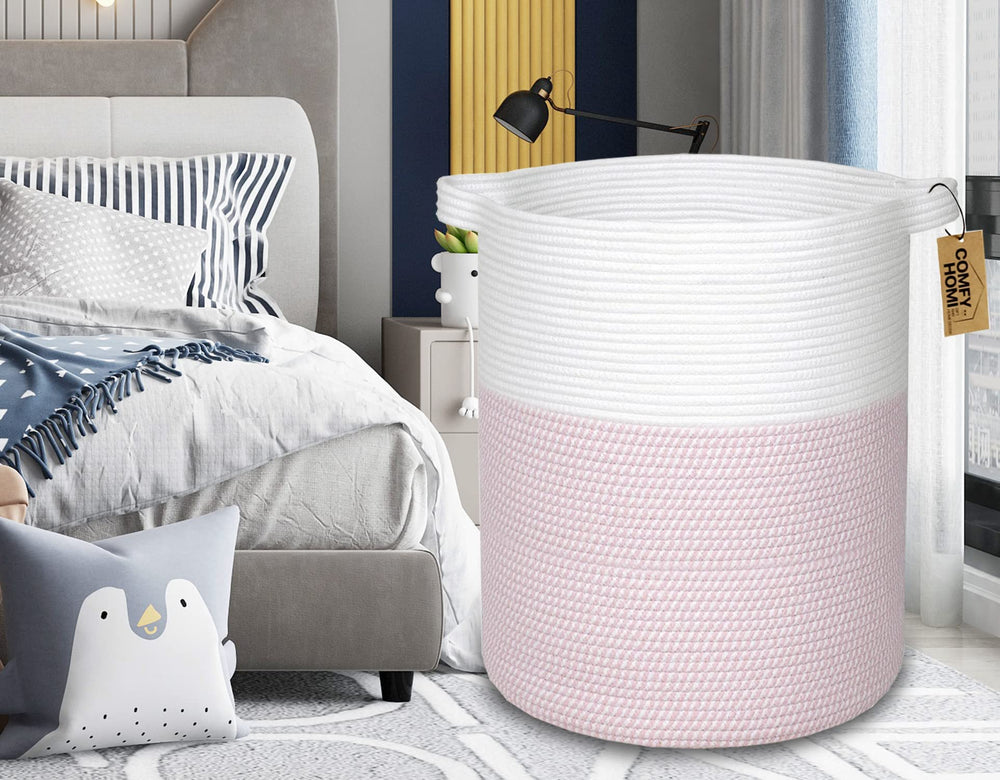 COMFY-HOMI toy storage basket keeps playroom tidy and accessible