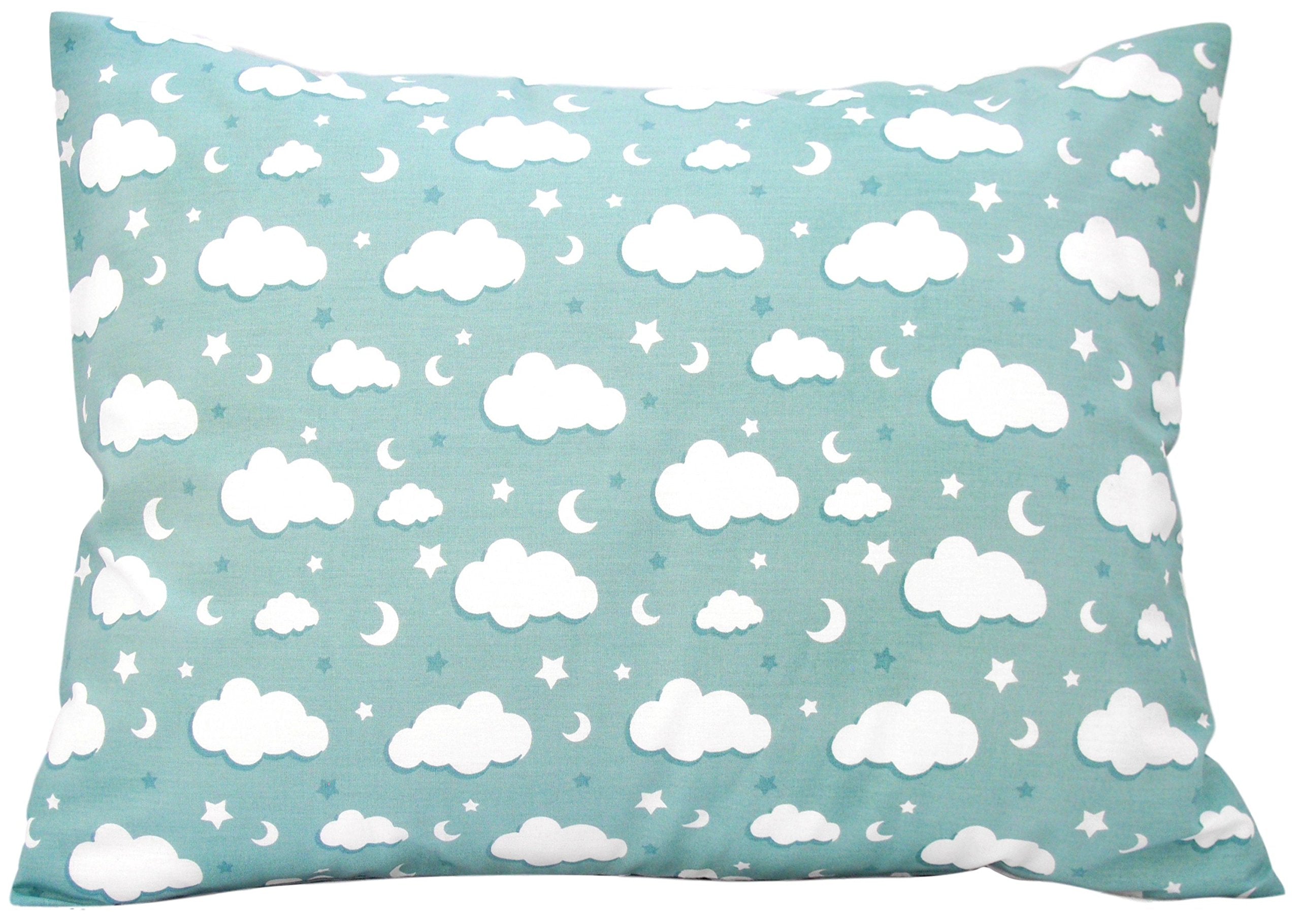 Comfy Turtles Moon Child toddler pillowcase with moon design for cozy bedtime.