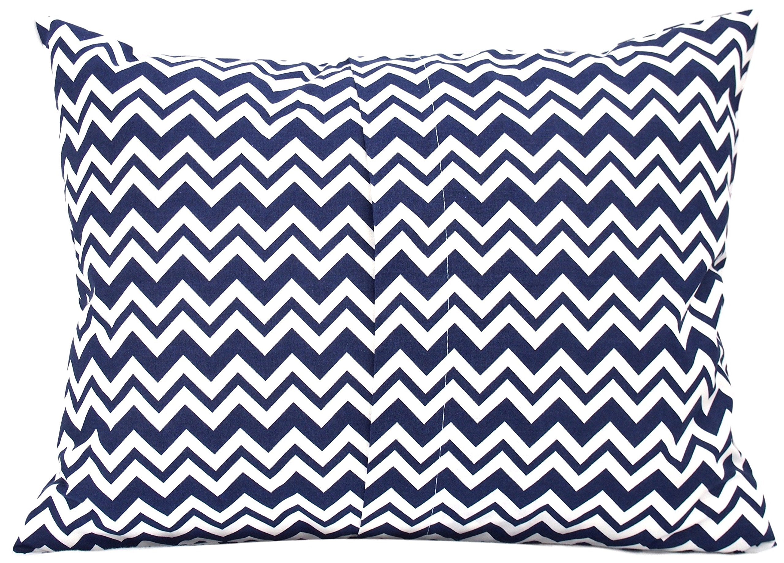 Comfy Turtles toddler pillowcase blue pattern soft breathable cotton for travel and naps