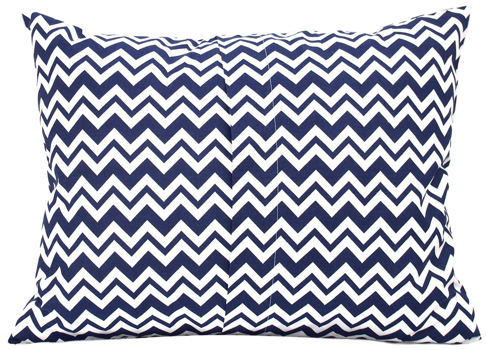 Comfy Turtles toddler pillowcase blue pattern soft breathable cotton for travel and naps