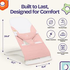ComfyBumpy Breathable Seat Cover emphasizes airflow and skin-friendly fabric.