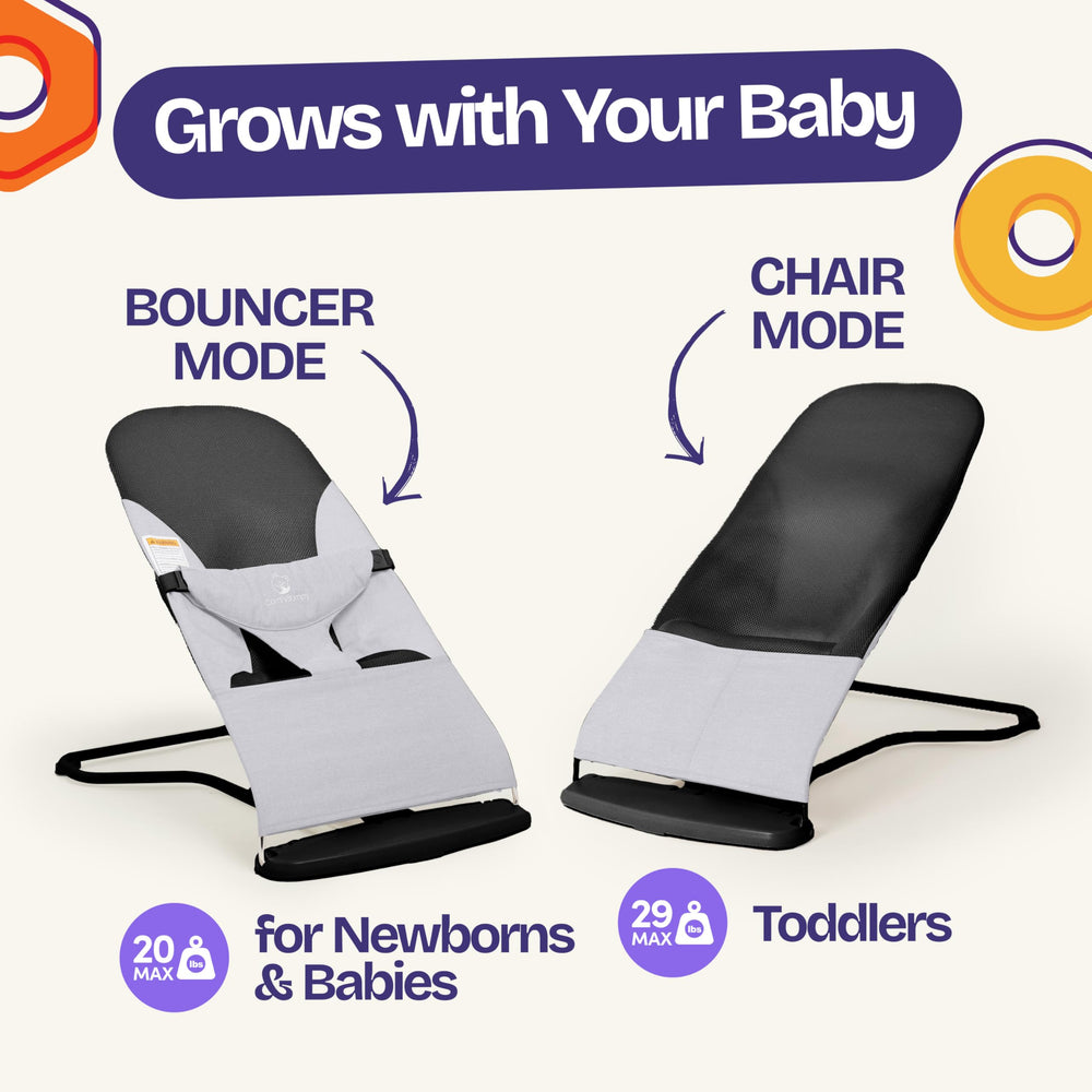 ComfyBumpy soft mesh cover ensuring breathable, skin-friendly seating