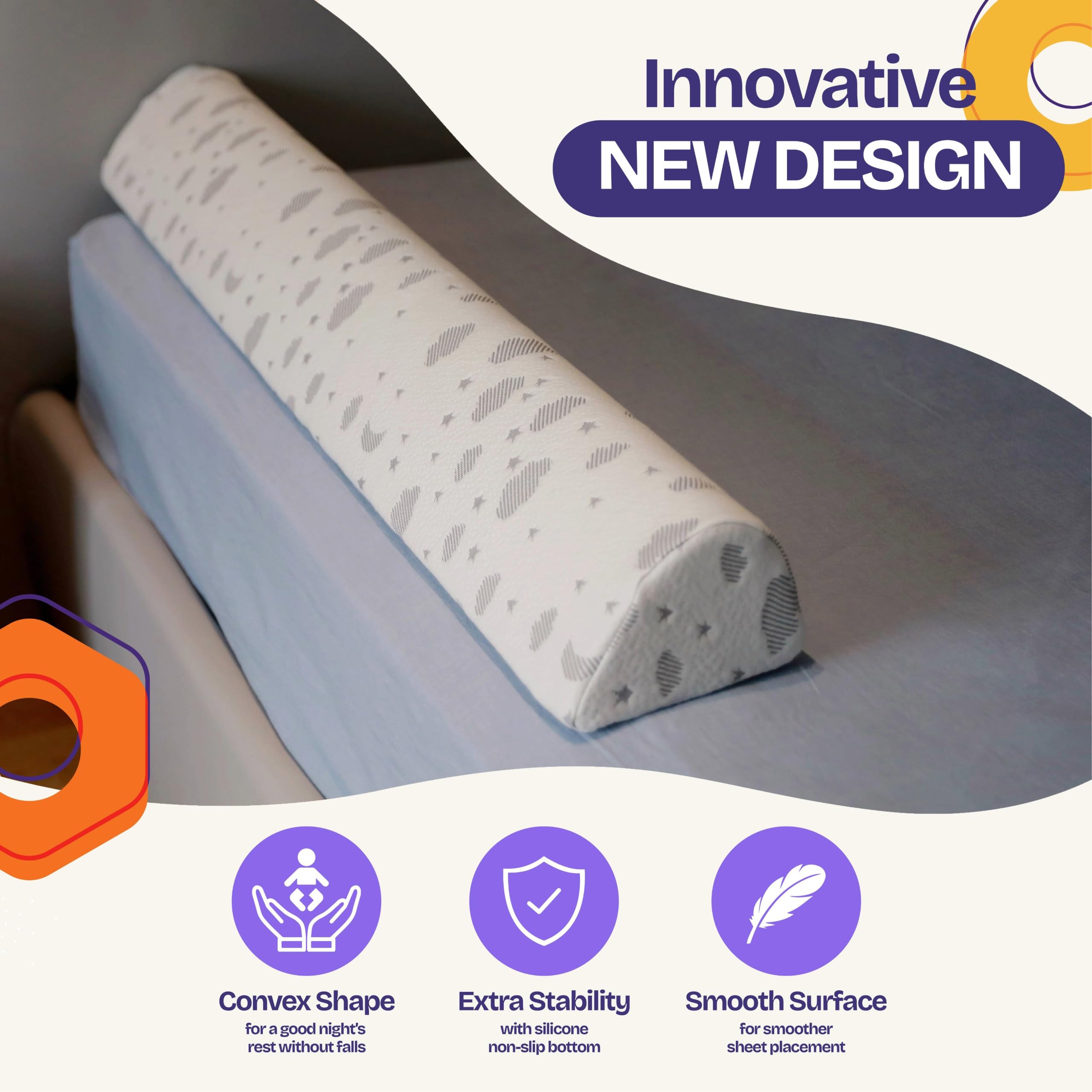 ComfyBumpy installation guide shows quick setup on any mattress.