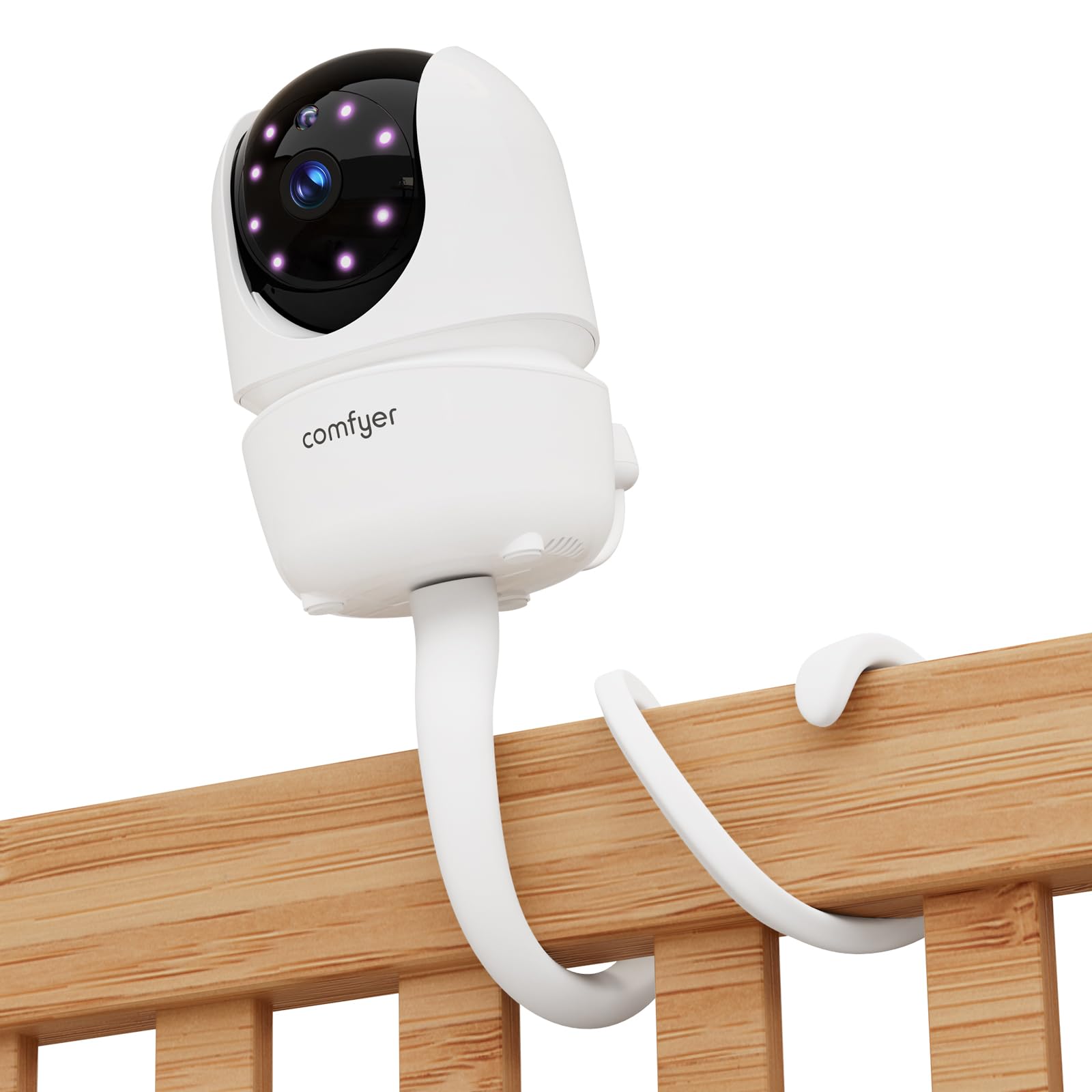 Comfyer BM01 mount with 16.5-inch flexible arm for stable crib view