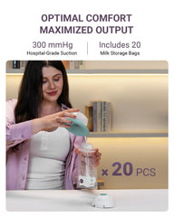 Comfyer hospital-grade suction for powerful, adjustable sessions.