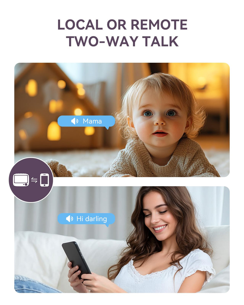 Comfyer Hybrid Video Monitor contents bundle includes all accessories