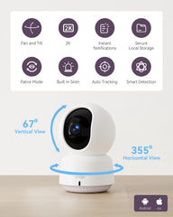 Comfyer night vision monitor provides keen visibility in low light for late-night checks.