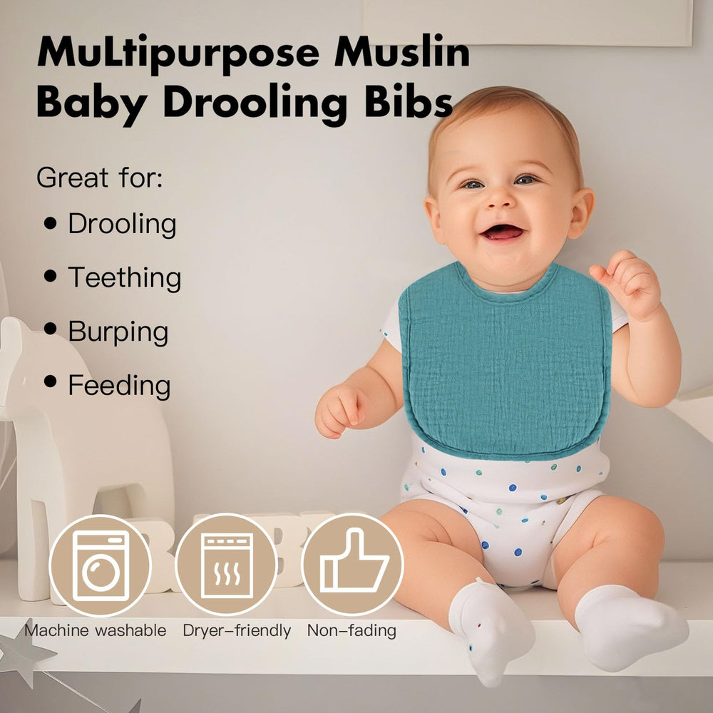 COMFYROLL bibs in unisex colors match outfits and occasions.
