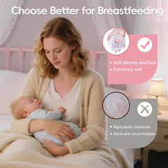 COMI collector's clear outer shell lets you monitor milk volume at a glance.