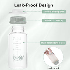 COMI dishwasher-safe bottle suitable for top-rack cleaning
