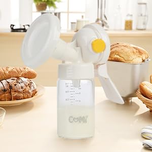 COMI easy-clean bottle design – disassemblable parts simplify washing after feeding.