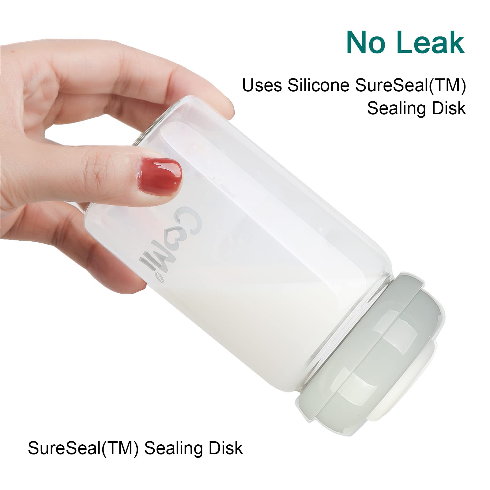 COMI pump-nipple compatibility – fits most breast pumps for convenient pumping, storing, and feeding.