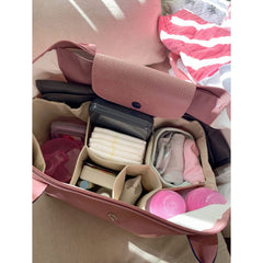 Comicfs insert organizer khaki side pocket open for quick access