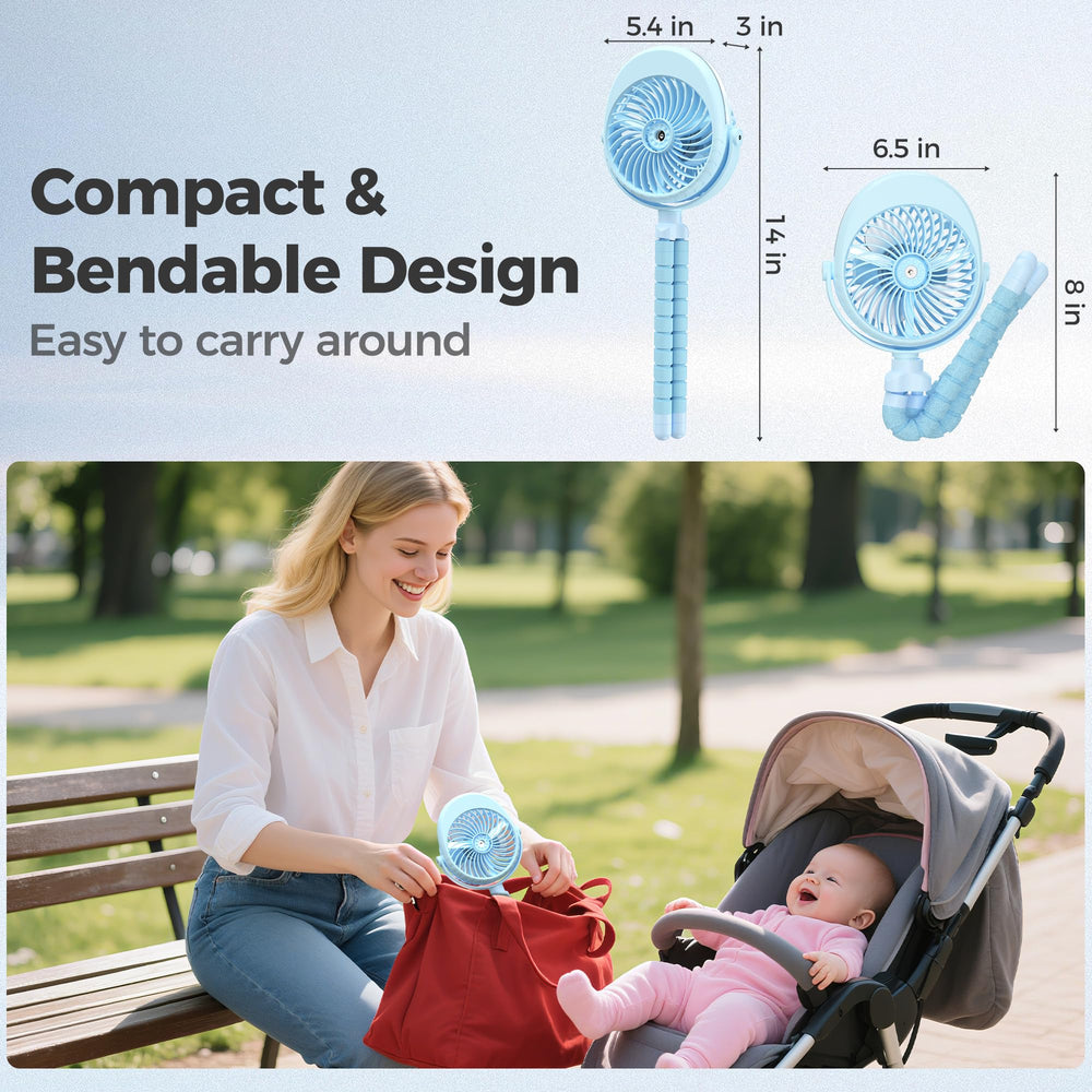 COMLIFE 360° rotation and 270° tilt for precise airflow