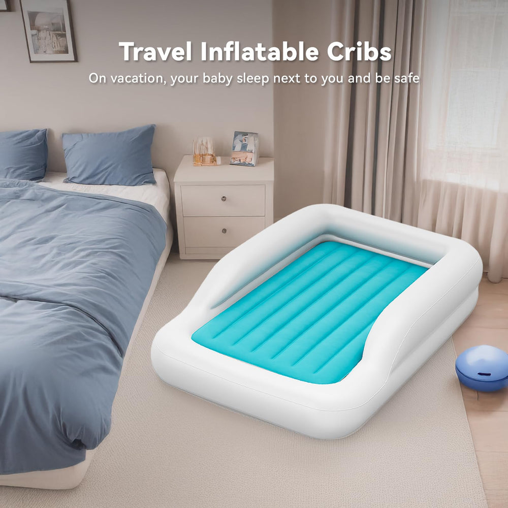 COMMOUDS grandma-friendly travel bed creates a familiar sleep space.