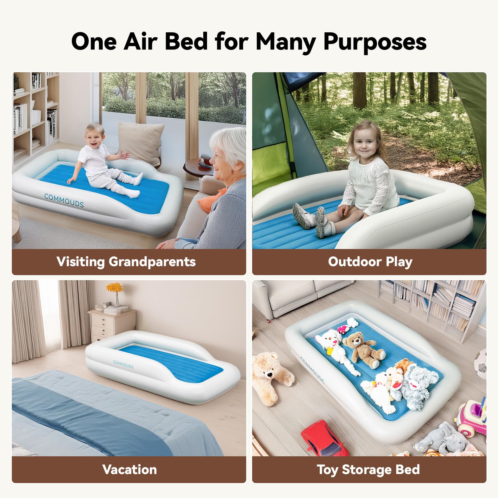 COMMOUDS removable inner mattress allows easy cleaning and customization