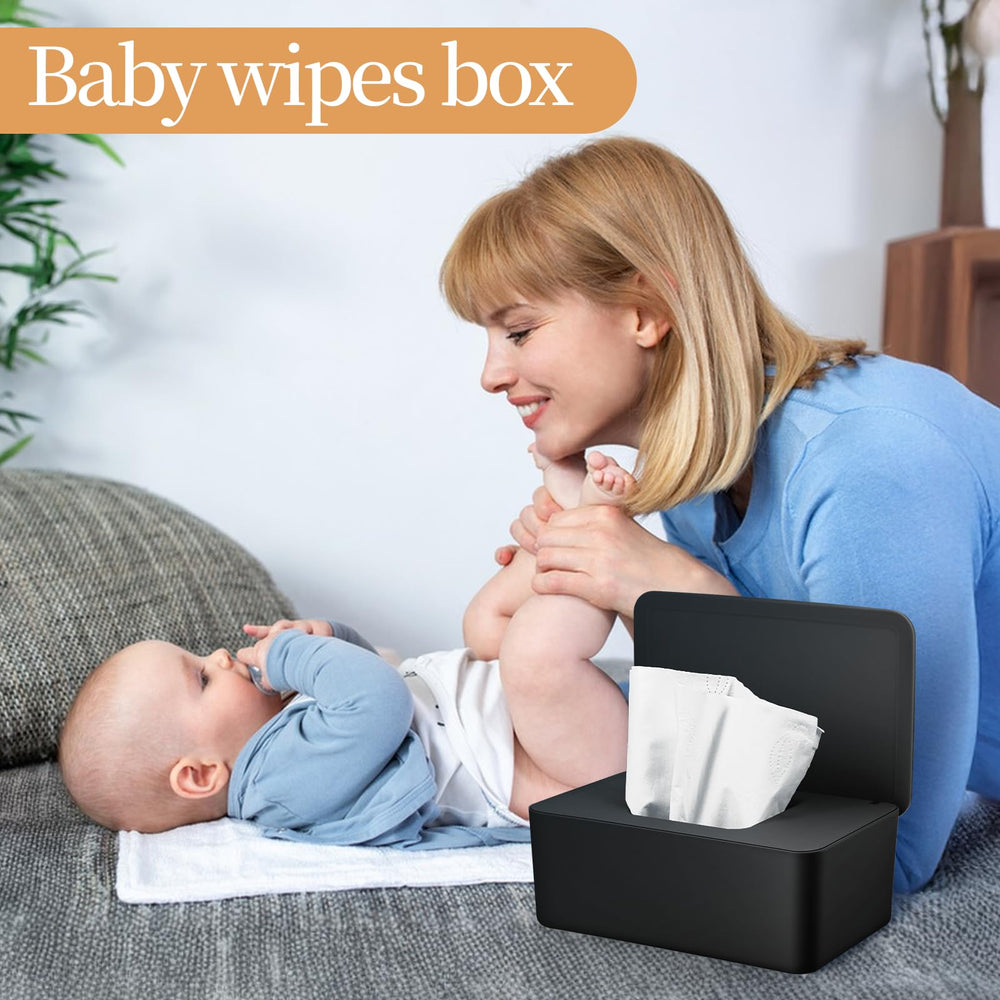 COMNICO bathroom wipes dispenser close-up seal lid moisture retention