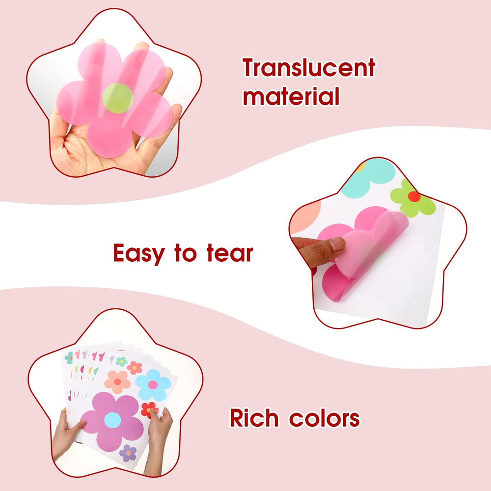 COMNICO flower wall decals brighten nurseries with safe, removable decor.