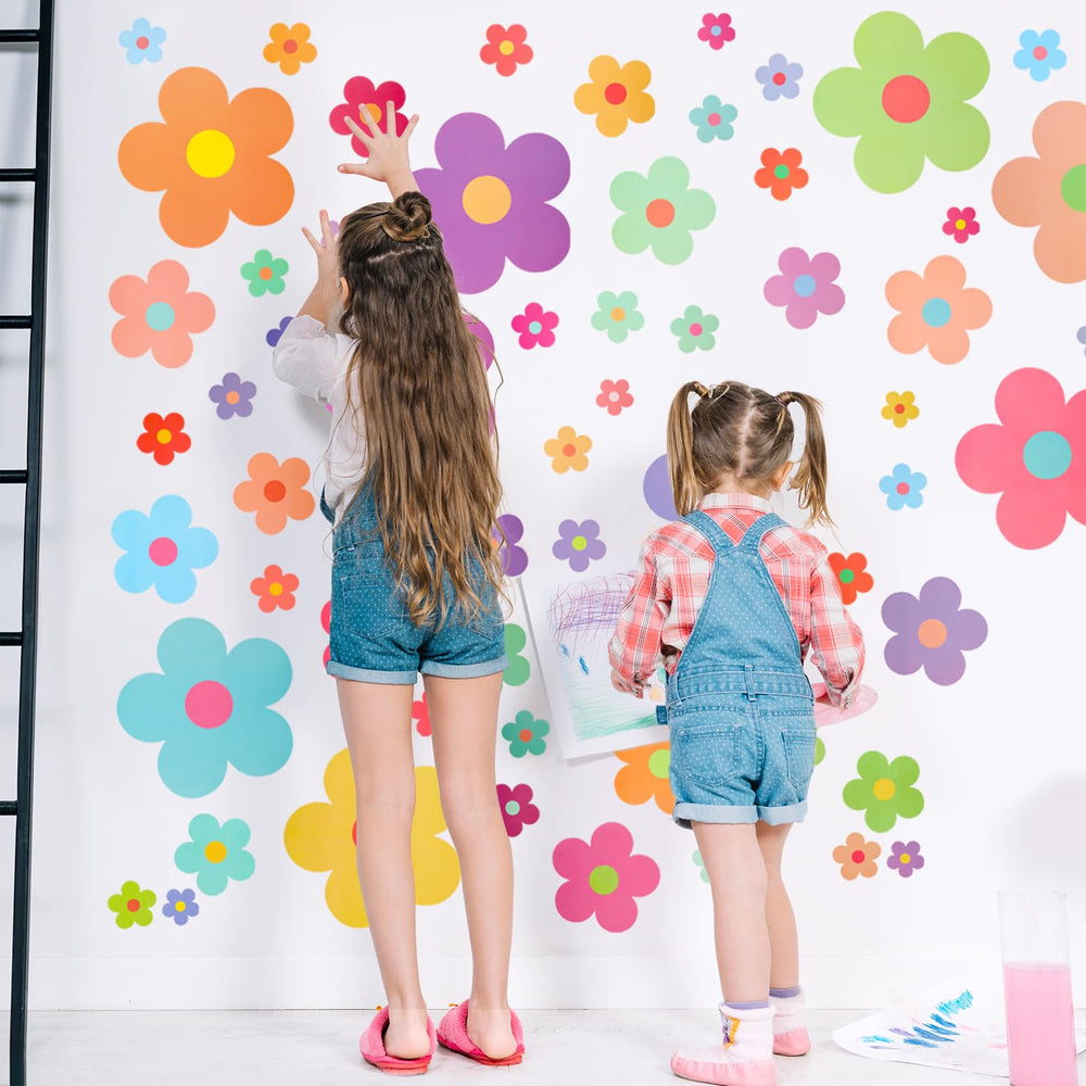 COMNICO Y2K floral wall decor for teen bedrooms.