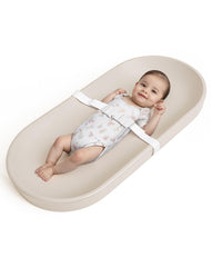 COMOMY baby changing pad on dresser top with secure fit for quick diaper changes