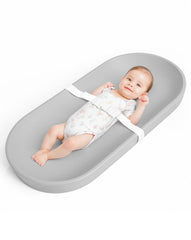COMOMY changing pad on dresser top with soft surface for safe diaper changes