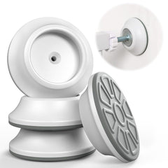COMOMY wall cup assembly demonstrates quick tool-free setup for wall protection.