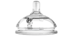 Comotomo 2-count packaging shot conveys value and ready-to-use replacement nipples.