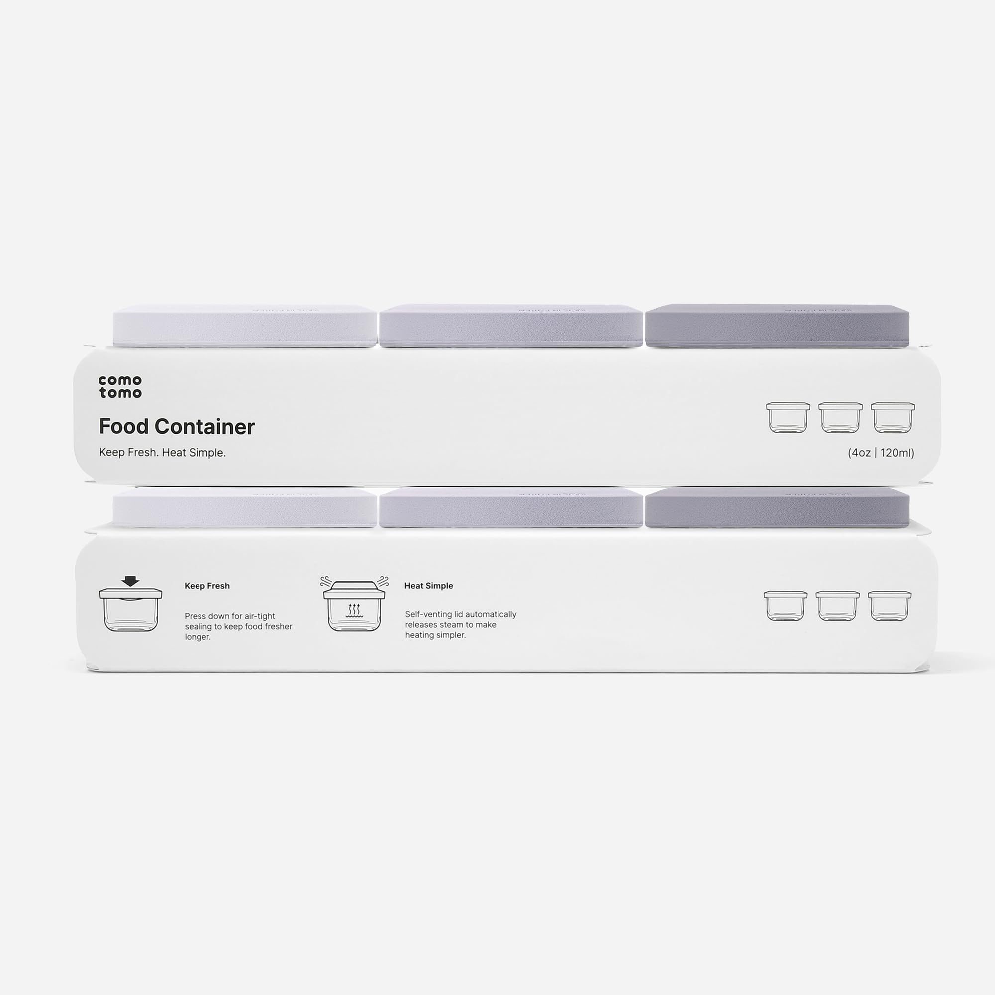 Comotomo Smart Vent six-pack offers convenient family-sized storage