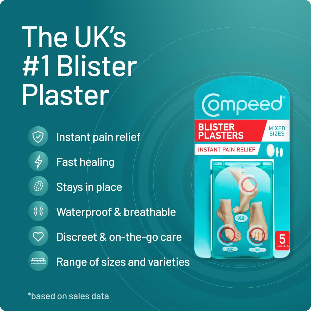 Compeed hydrocolloid gel close-up; shows advanced healing environment for blisters