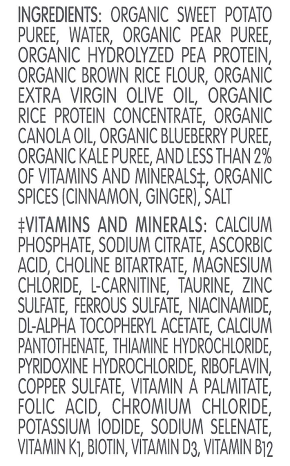 Compleat Organic Blends texture-puree illustrates blenderized consistency for flexible nutrition options.
