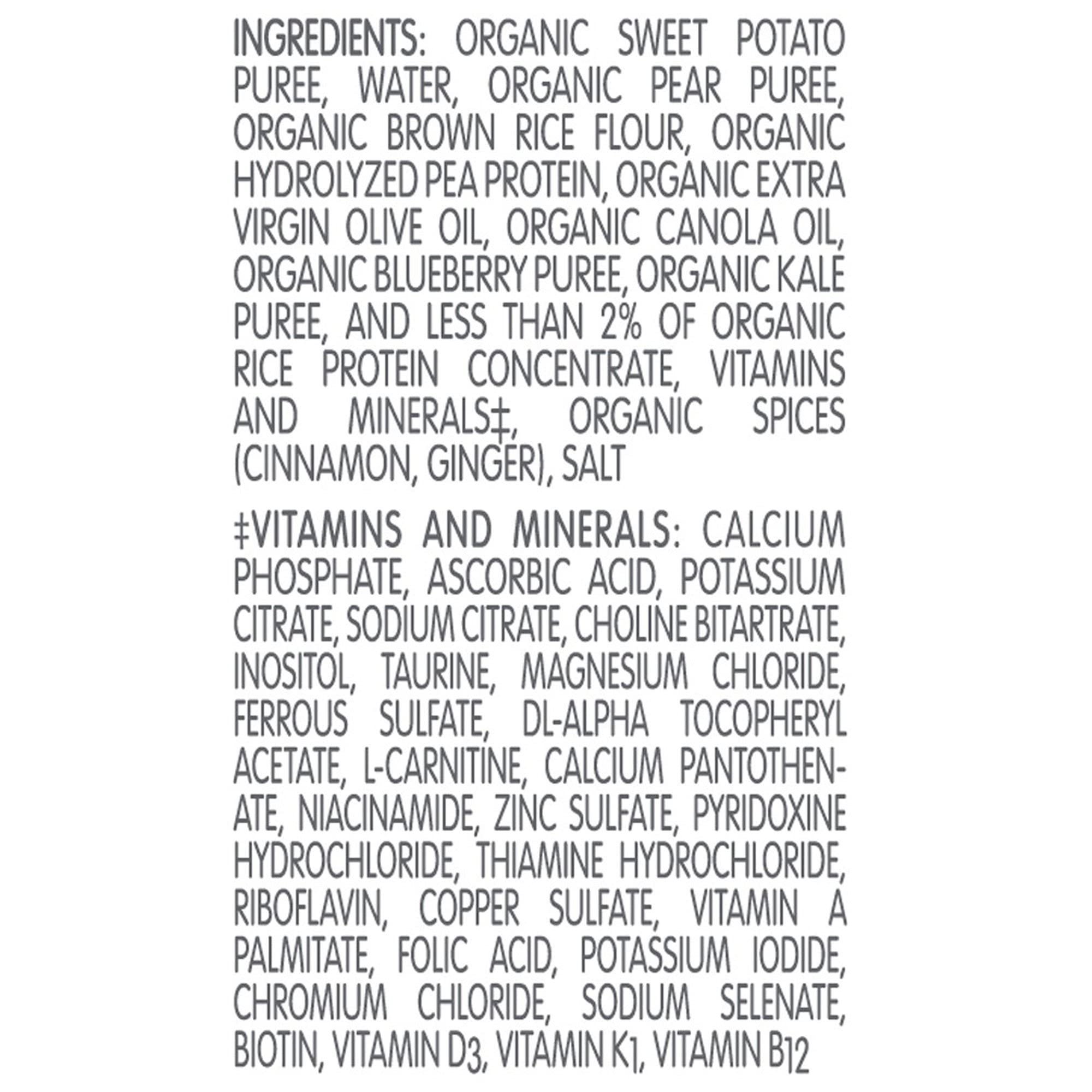 Compleat Pediatric Organic Blends four formulas illustrated on a plate for versatile daily nutrition