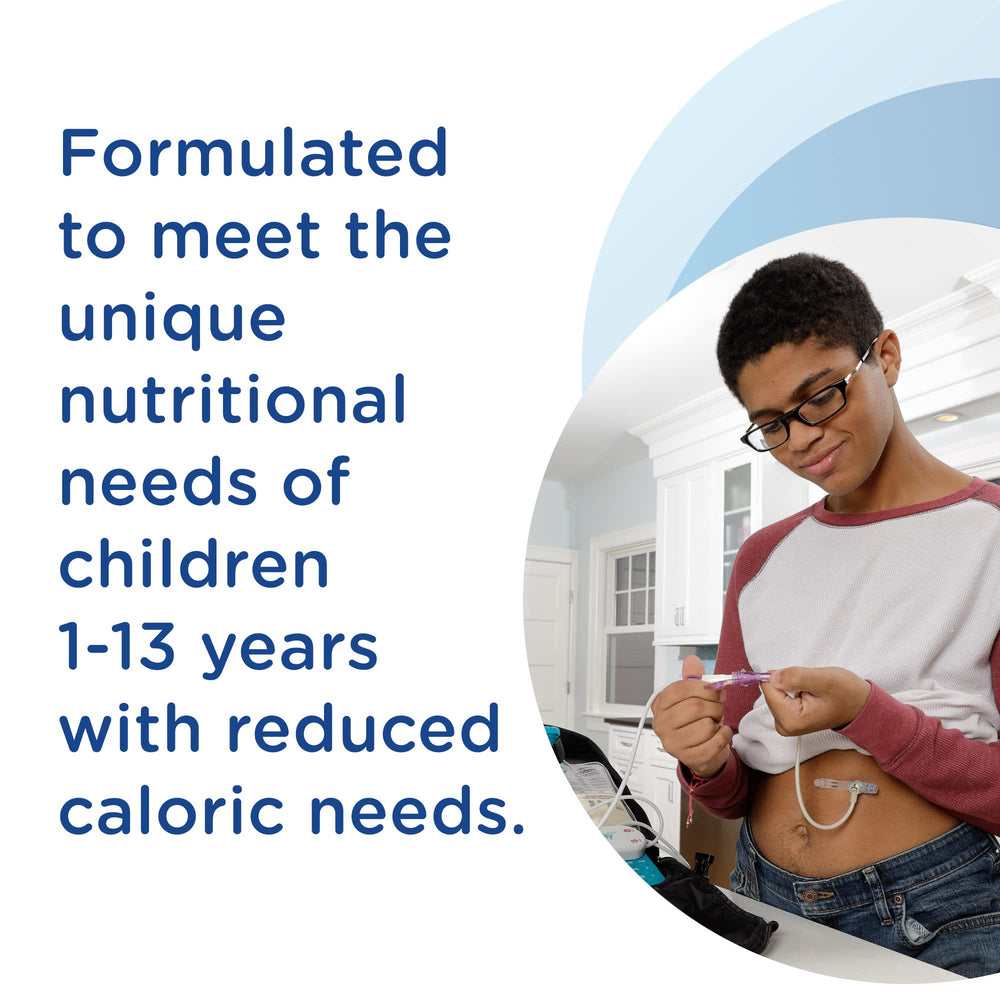Compleat Pediatric gluten-free formula supports dietary needs in tube feeding.