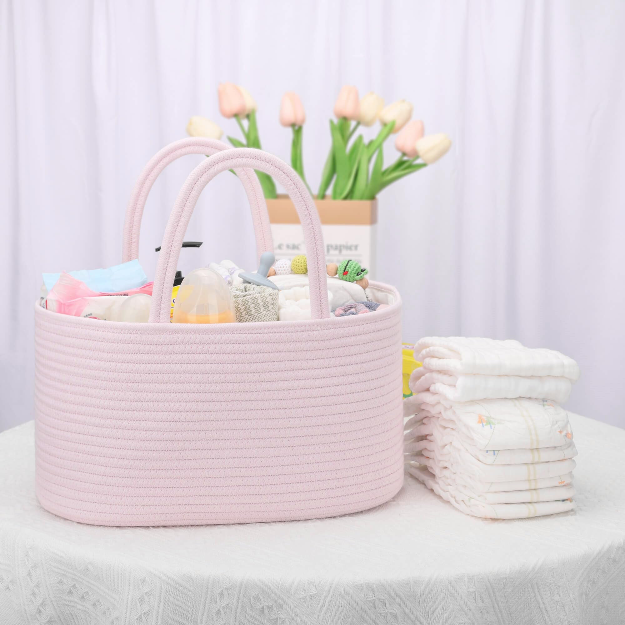 COMSE breast pump caddy and car-use versatility makes on-the-go easier
