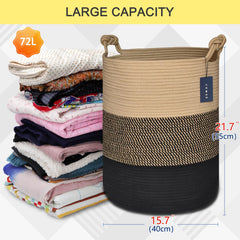 COMSE blanket basket nursery use beams practical toy and clothing organization.
