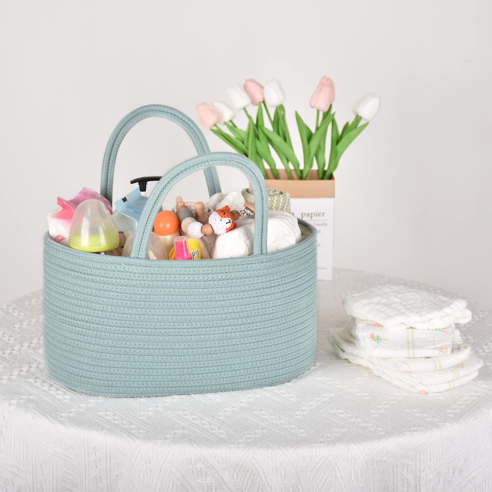 COMSE diaper caddy can be used as breast pump or wipes caddy on the go.