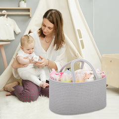 COMSE diaper caddy removable dividers enable flexible multi-compartment organization