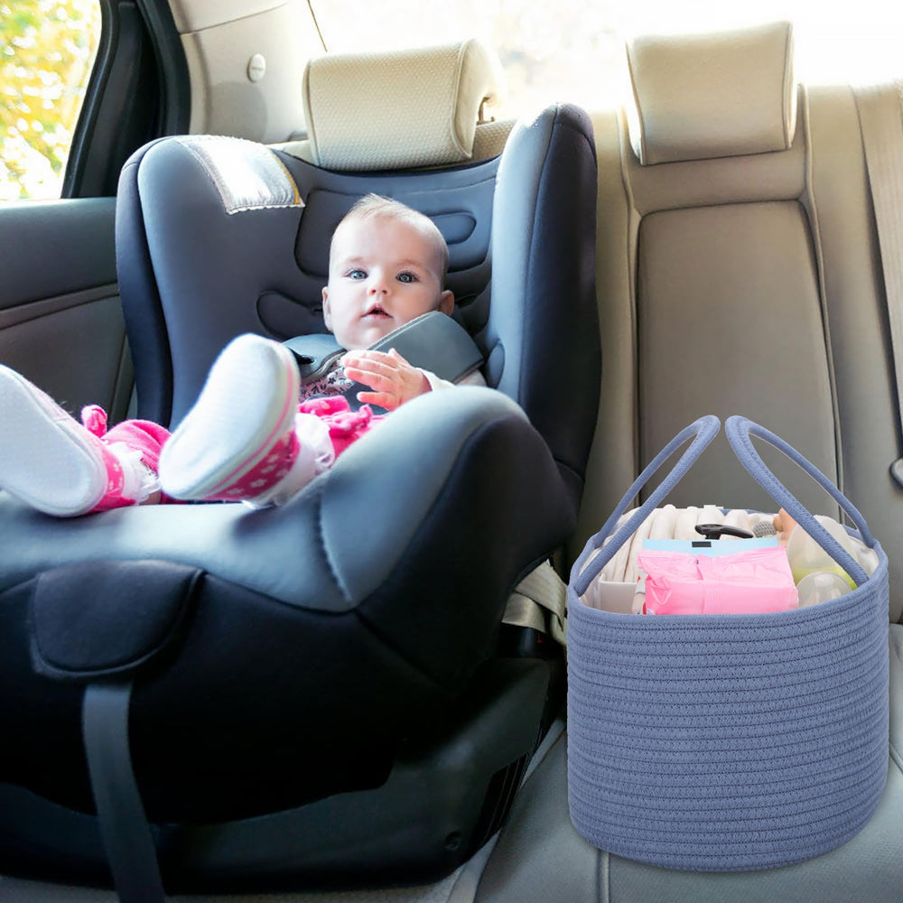 COMSE diaper organizer with removable dividers for flexible storage options.