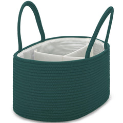 COMSE large diaper caddy with sturdy handles for easy changing-table organization.